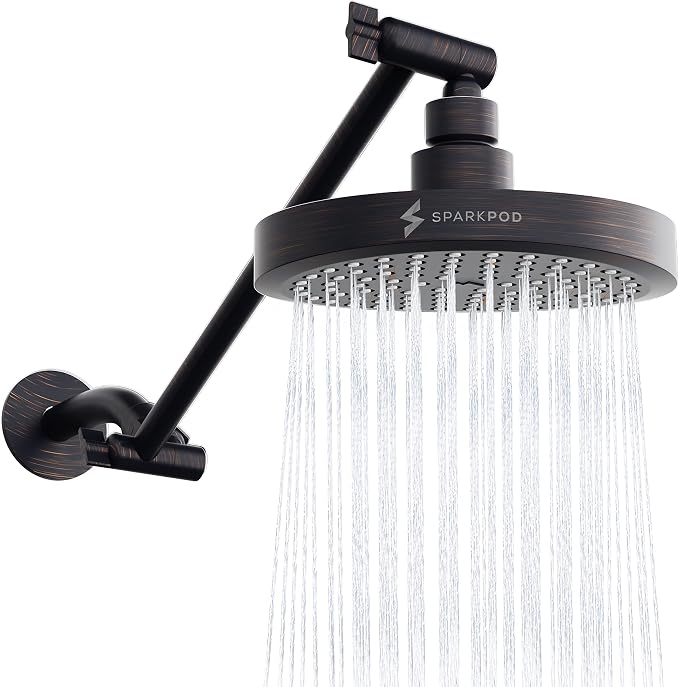 SparkPod Round Rain Shower Head by SparkPod