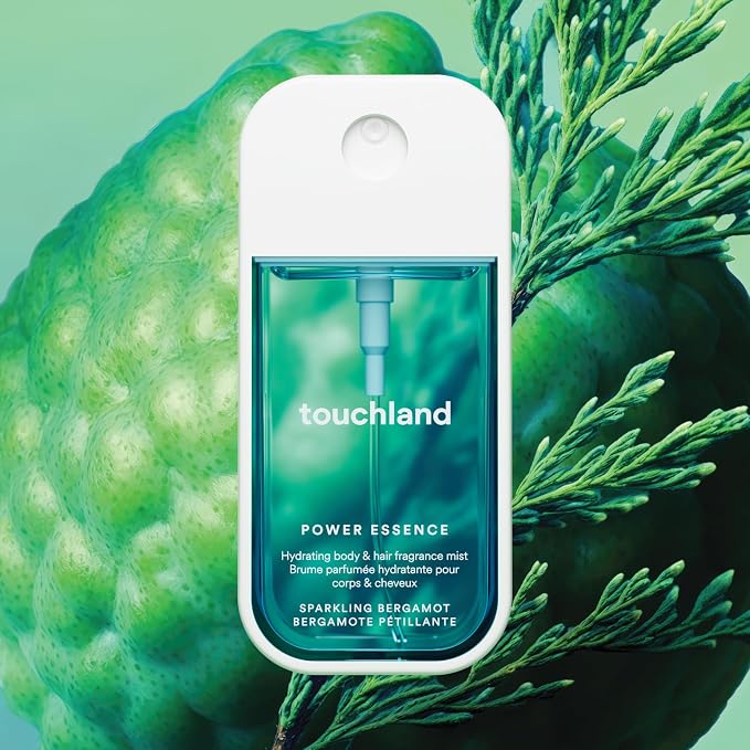 Touchland Hydrating Body & Hair Fragrance Mist, Sparkling Bergamot, 2 FL. OZ. - Image 3