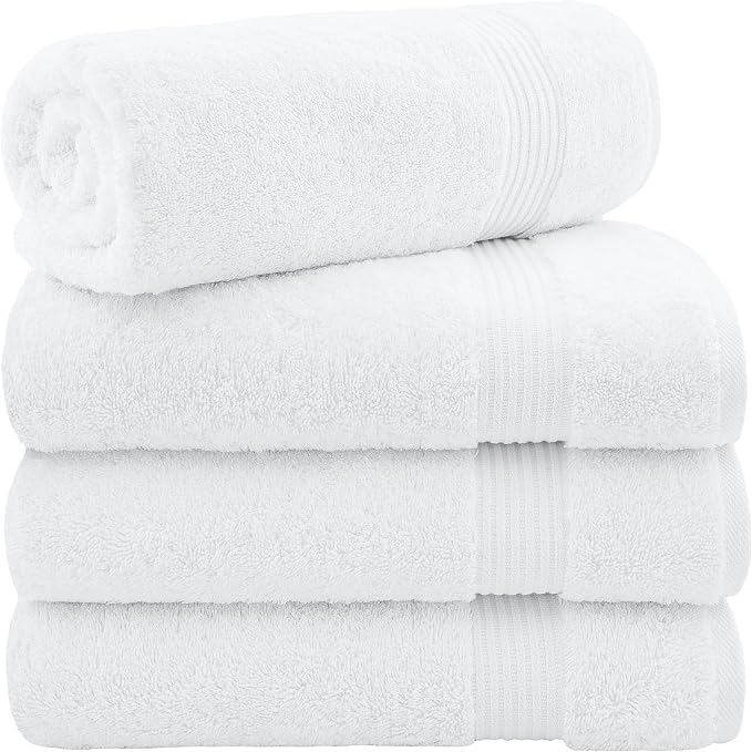 Cotton Paradise 4 Piece Turkish Bath Towels by UNITEDHOMETEXTILE
