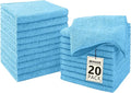 Washcloths - 20 Pack - Face Towels, Highly Soft Wash Cloths and Hand Towels by Unimade