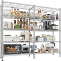 Homdox 5 Tier Storage Shelves, Heavy Duty Wire Shelving Unit, Adjustable Metal by HOMDOX
