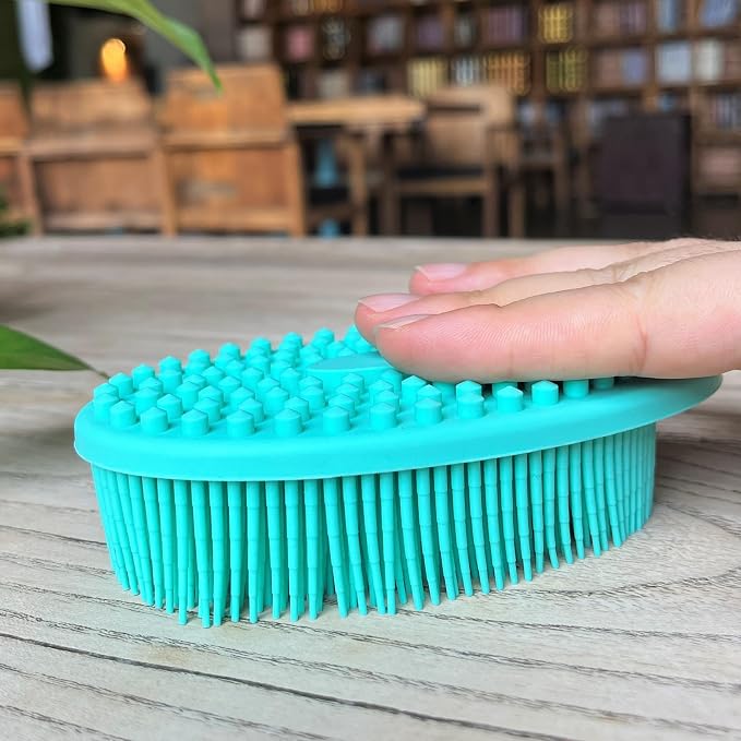 Premium Sensory Brush for Kids or Autism, Soft Silicone Body Scrubber, 2 in 1 - Image 5
