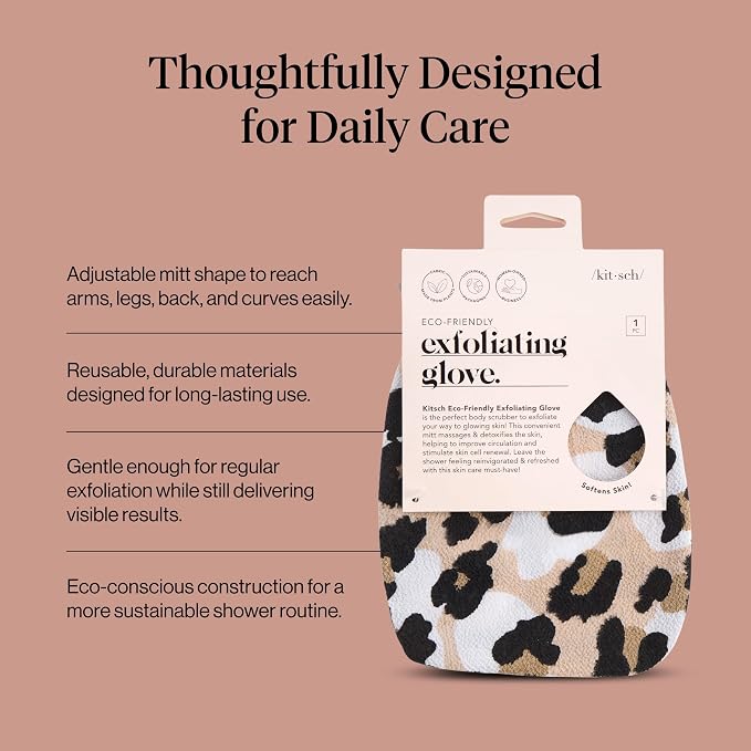 Kitsch Exfoliating Glove – Korean Exfoliating Mitt & Deep Exfoliating Body - Image 4