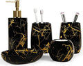 Ceramic Bathroom Accessory Set, 5-Piece Bathroom Accessory Set, Soap Dish by Unknown