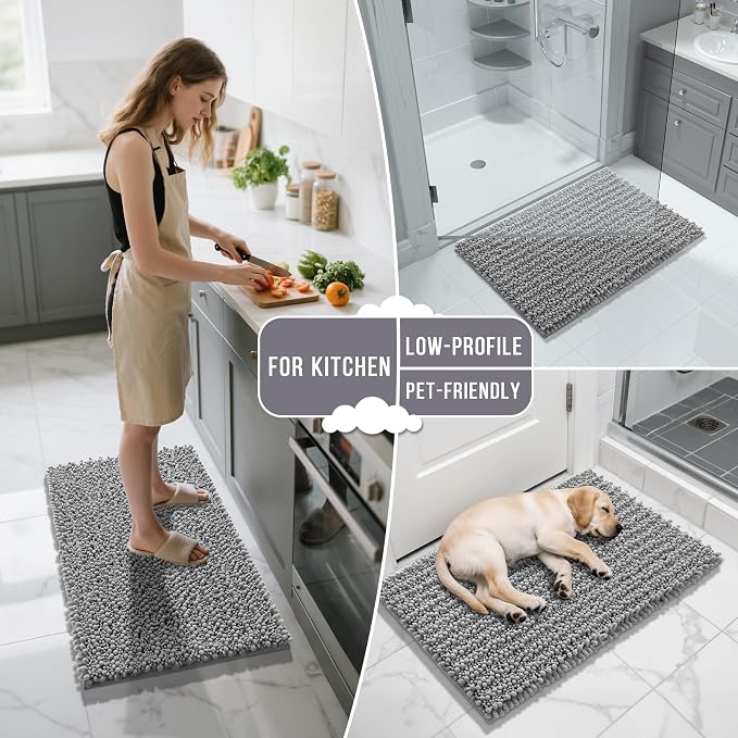Yimobra Bathroom Rugs Non Slip Washable 32x20 Inch - Image 7