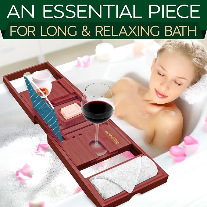 SereneLife Bathtub Tray - Image 2