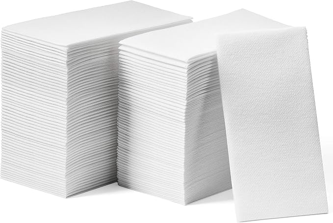 Disposable Linen-Feel Guest Hand Towels by Lintext
