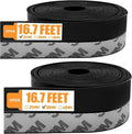 33.5 Ft Weather Stripping Door Seal Strip, Silicone Door Draft Stopper by Bruiefpap