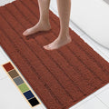 Bcoimo 48"×24" Chenille Bath Mat – Non-Slip by Bcoimo