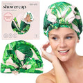 Kitsch Luxury Shower Caps for Women Reusable Waterproof by Kitsch