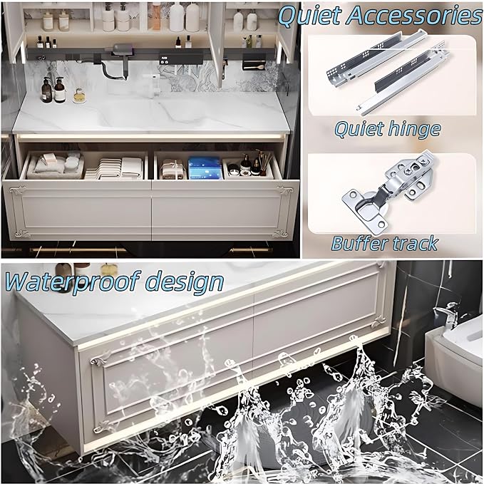 40IN Modern Bathroom Cabinet - Image 7