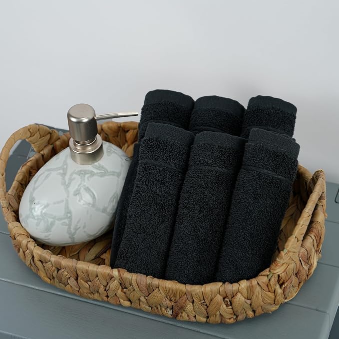 Tens Towels Pack of 24 Washcloths, 12 x 12 Inches, Lighter Weight, Quick to Dry - Image 3