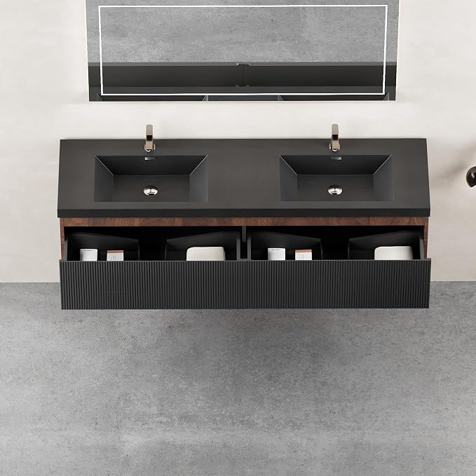 72" W Floating Bathroom Vanity - Image 4