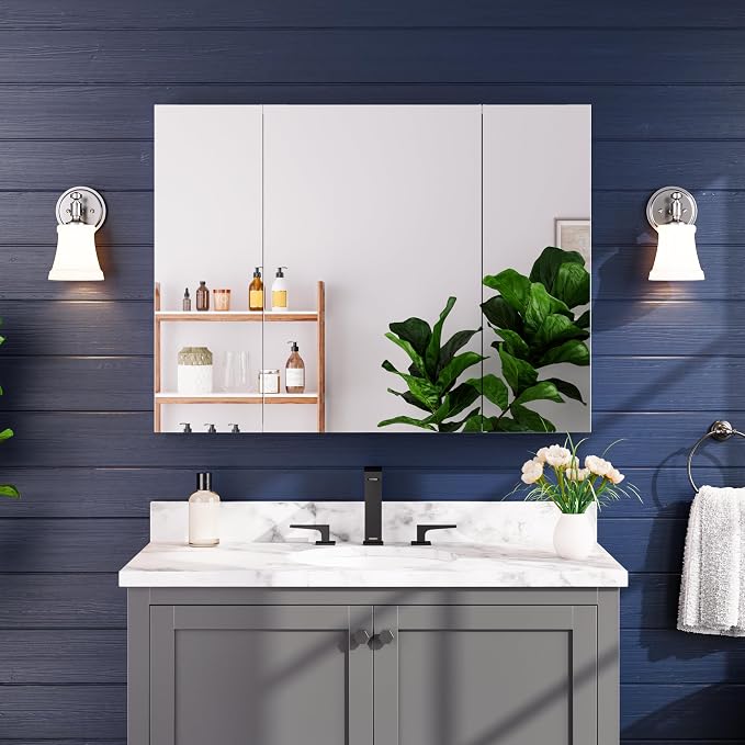 Medicine Cabinet 40" x 30", Bathroom Medicine Cabinet - Image 3