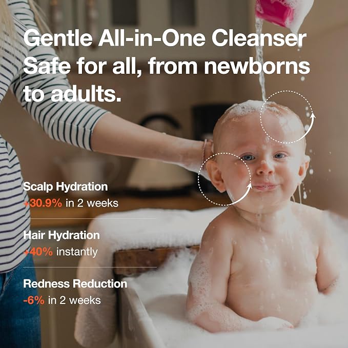 SHAMPOO & BATH – Tear-Free 2-in-1 Organic Korean Baby Shampoo & Wash, Vegan - Image 3