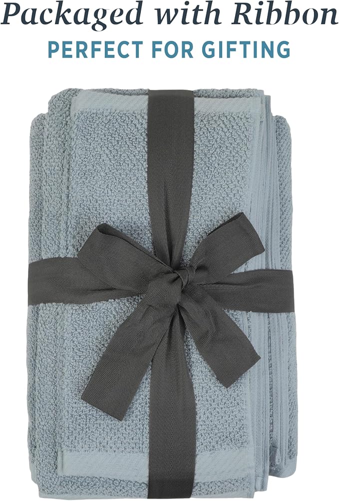 Welhome Franklin 100% Cotton Popcorn Textured Towel Set - Image 7