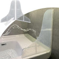 Mofason Silicone Shower Splash Guard, Bathroom Shower Water Guard by Mofason
