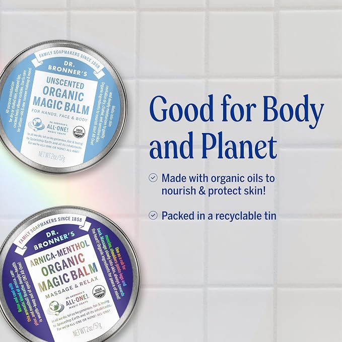Dr. Bronner's - Organic Magic Balm - Arnica-Menthol, Made w/Organic Beeswax & - Image 6