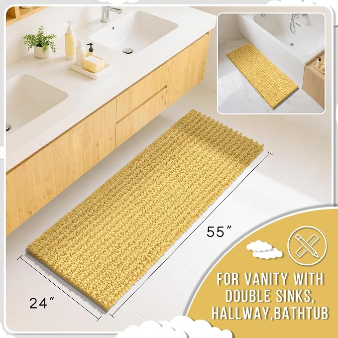 Yimobra Bathroom Runner Rug 55x24 Inch - Image 2