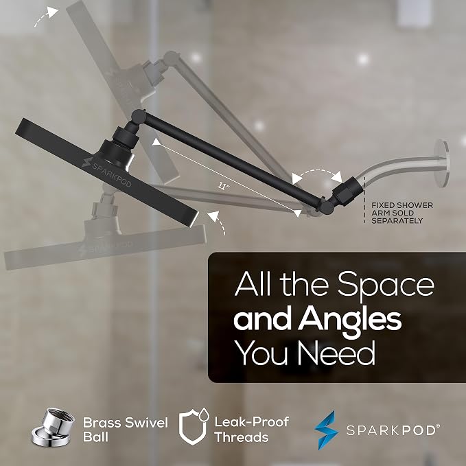 SparkPod Square Rain Shower Head - Image 5