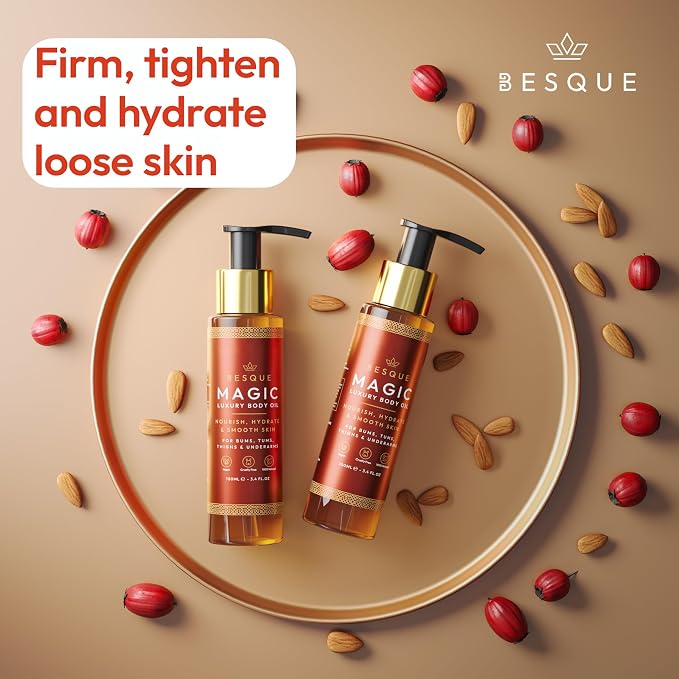 Besque Magic Body Oil, 3.38 FL OZ, After Shower Body Oil - Image 4