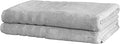 Mosobam Luxury Turkish Towels Set of 2 Bath Sheets 35X70 Light Grey 700 GSM by Mosobam