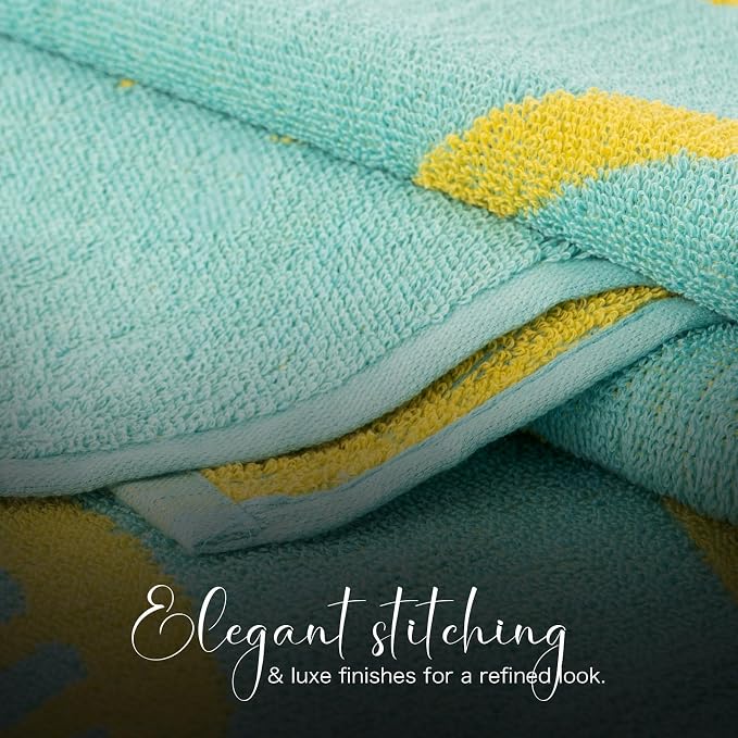 CASA COPENHAGEN Miami Bath Towels Designed in Denmark Rough and Tough, Quick Dry - Image 3