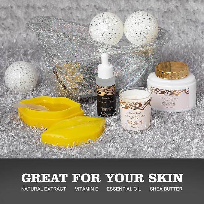 Spa Gift Basket, Luxury bath kit Christmas Gifts - Image 8