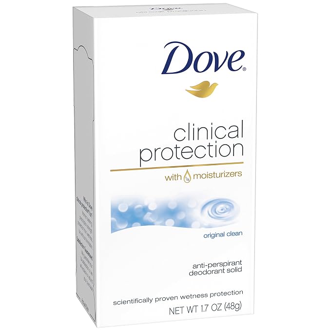 Dove Clinical Protection Antiperspirant Deodorant, Original Clean, 1.7 Ounce by Dove