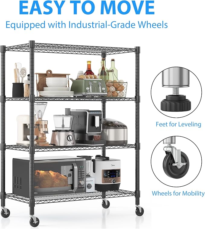 Homdox Heavy Duty Metal Shelves - Image 5