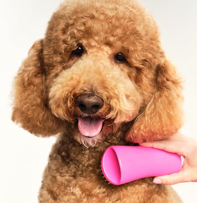 Pet Teezer Detangling Dog Grooming Brush, Dog Bath Brush - Image 3