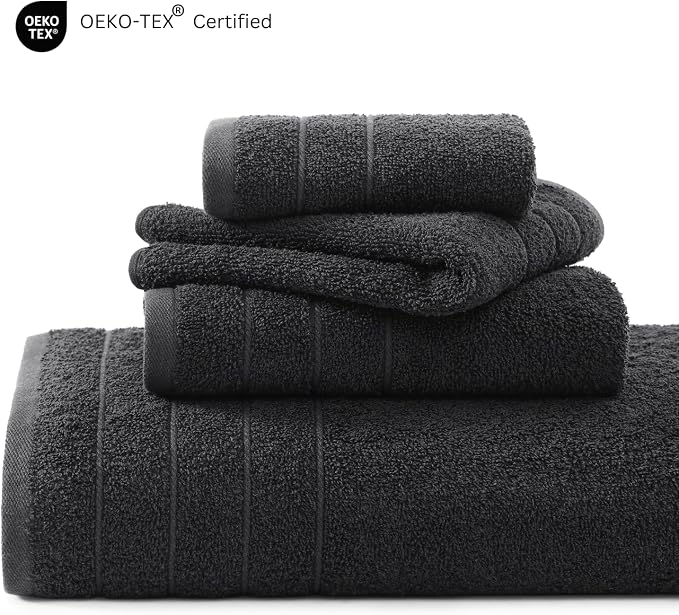 Casa Platino 100% Mercerized Cotton Luxury Bathroom Towels Set - Image 3
