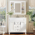 Merax 36" Bathroom Vanity with Sink, 36 inch Bathroom Vanity Storage Cabinet by Merax