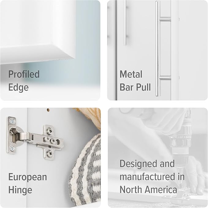 Prepac White Cabinet: Elite Wall Cabinet, WEW-3224 Garage Cabinet - Image 4