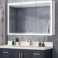 GroGro LED Lighted Bathroom Medicine Cabinet by GroGro