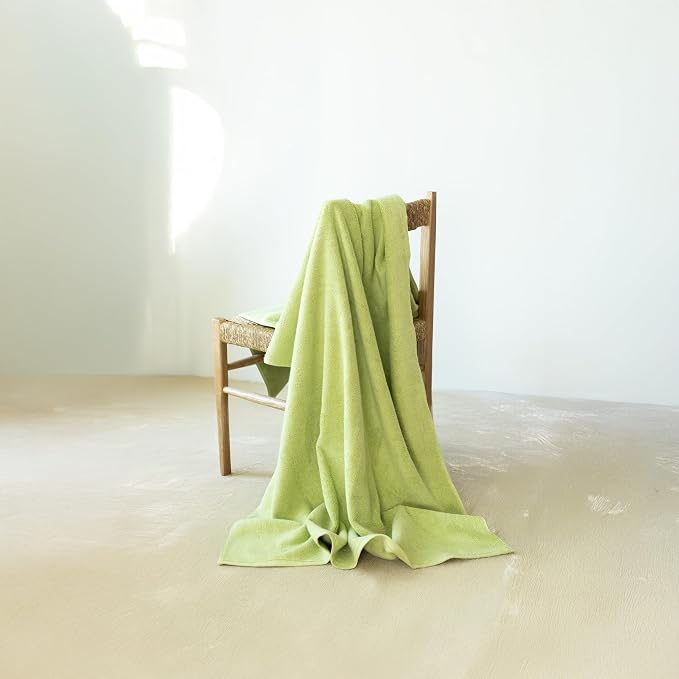 SALBAKOS 100% Turkish Cotton Jumbo Bath Sheet Towel Oversized 40x80 inch | - Image 2