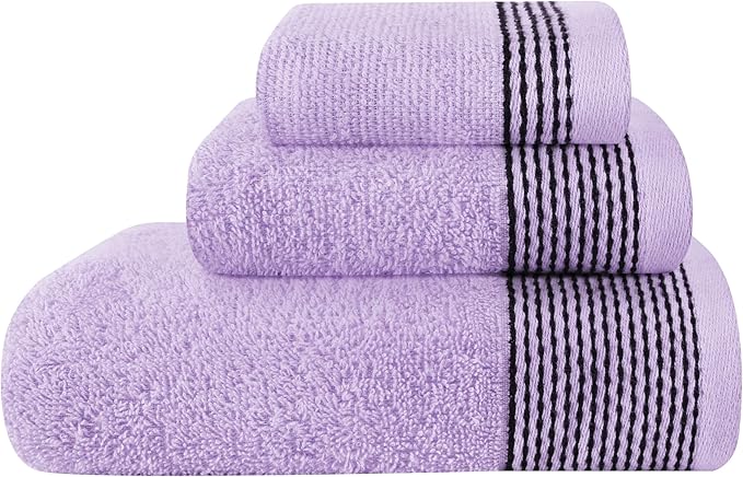 Belizzi Home Ultra Soft 3 Pack Cotton Towel Set, Contains a Bath Towel 28x55 by Unknown