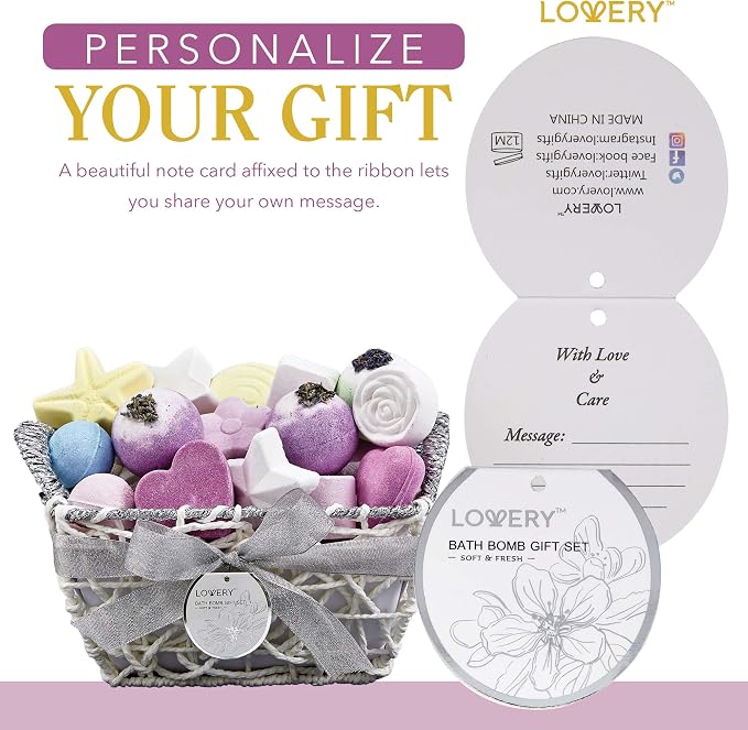 Christmas Bath Bombs Gift Set for Women, 17 Large Bath Fizzies in Assorted - Image 8