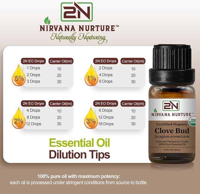 Clove Bud Essential Oil USDA Certified Organic, 100% Pure Natural Premium Grade - Image 7