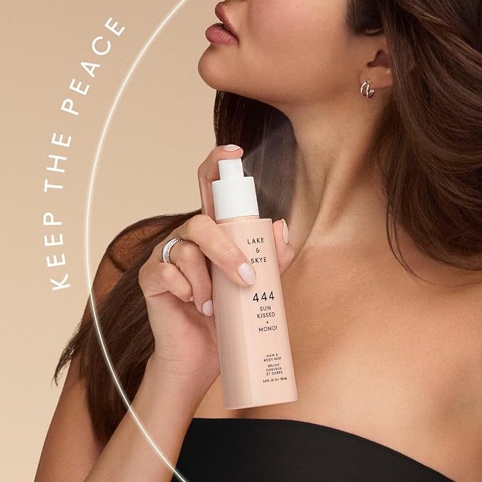 Lake & Skye 444 Sunkissed + Monoi Hair & Body Mist 3.4 FL OZ, Sandalwood - Image 6