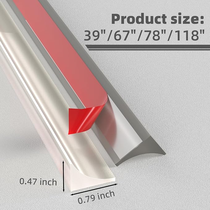 118"Shower Threshold Water Dam Barrier, Shower Dam Water Stopper - Image 4