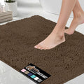 GORILLA GRIP Bath Rug Mat 30x20, Thick Soft Absorbent Chenille, Quick Dry by GorillaGrip