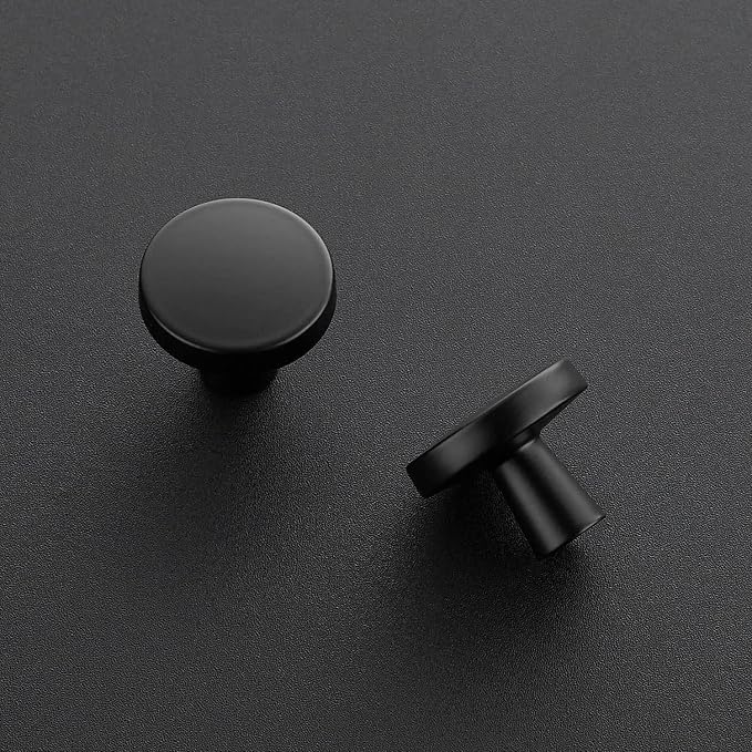 Ravinte 50 Pack 1-1/4 Inch Kitchen Cabinet Knobs Solid Round Dresser Drawer - Image 2