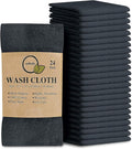 Softolle 100% Cotton Washcloths 24 Pack Soft, Highly Absorbent Washcloth by Softolle