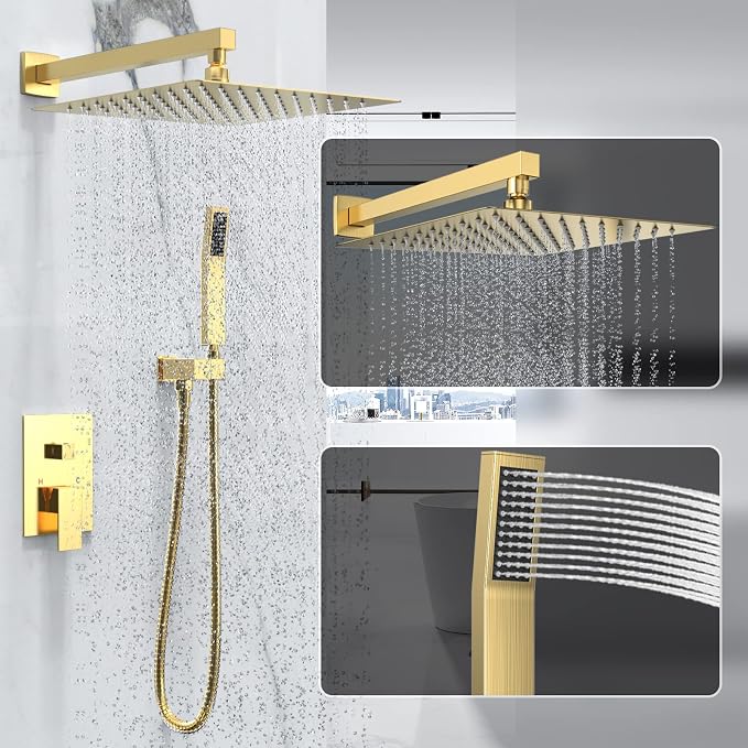Rain Shower System 10 Inches Shower Head - Image 2