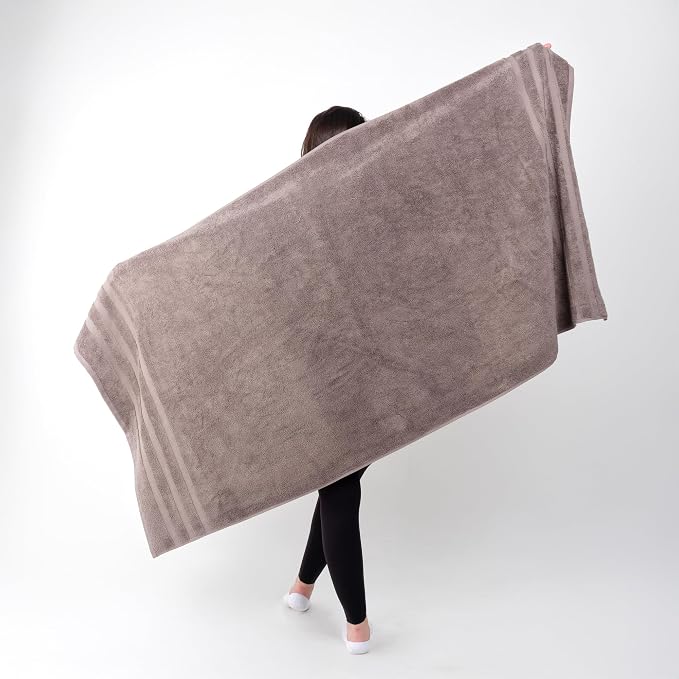 SOFE H&L | Olea Luxury Turkish Cotton Hand Towels Set of 4 Dark Gray | Premium - Image 6