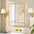 Keonjinn 21" x 27" Gold Medicine Cabinets by Keonjinn