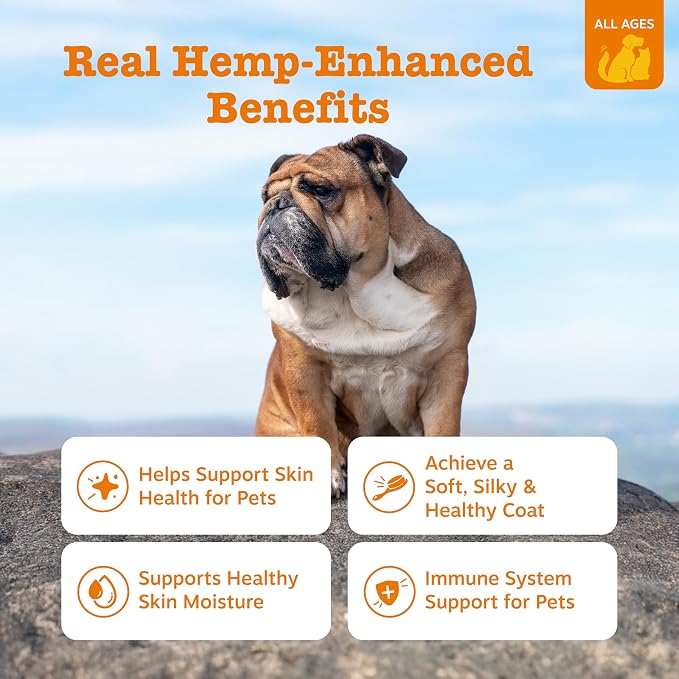 Zesty Paws Salmon Omega Oil Hemp - Image 2