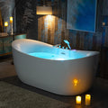 WOODBRIDGE 72" x 35-3/8" Whirlpool Water Jetted and Air Bubble Freestanding by WOODBRIDGE