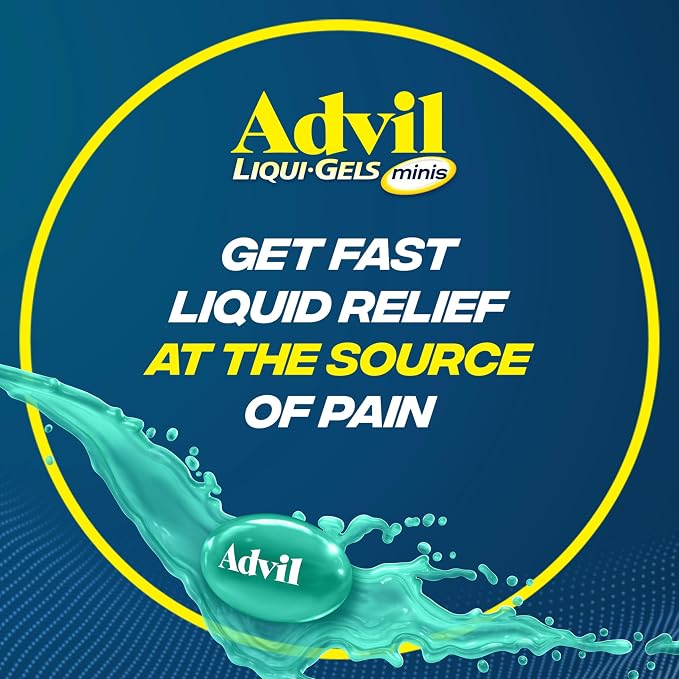 Advil Liqui-Gels minis Pain Reliever and Fever Reducer, Pain Medicine - Image 7